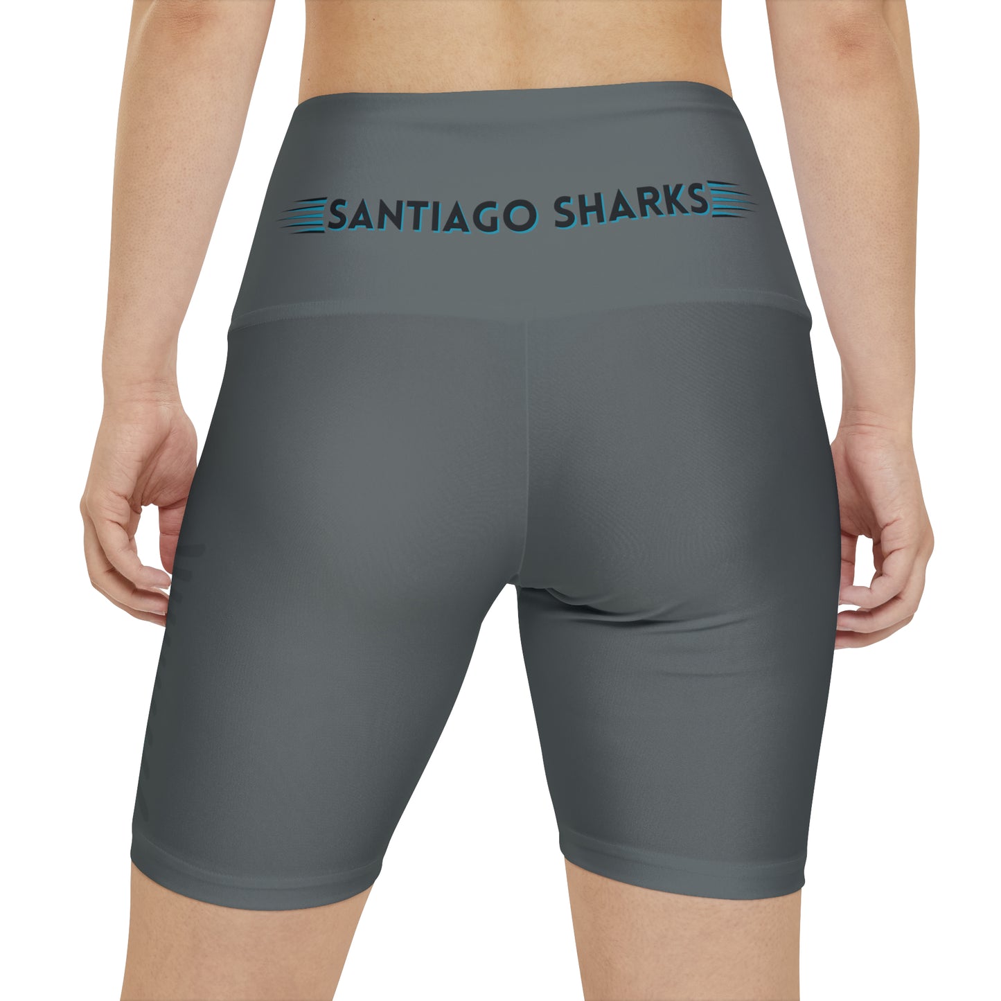 SANTIAGO BABY GOT TRACK Women's Workout Shorts (AOP)