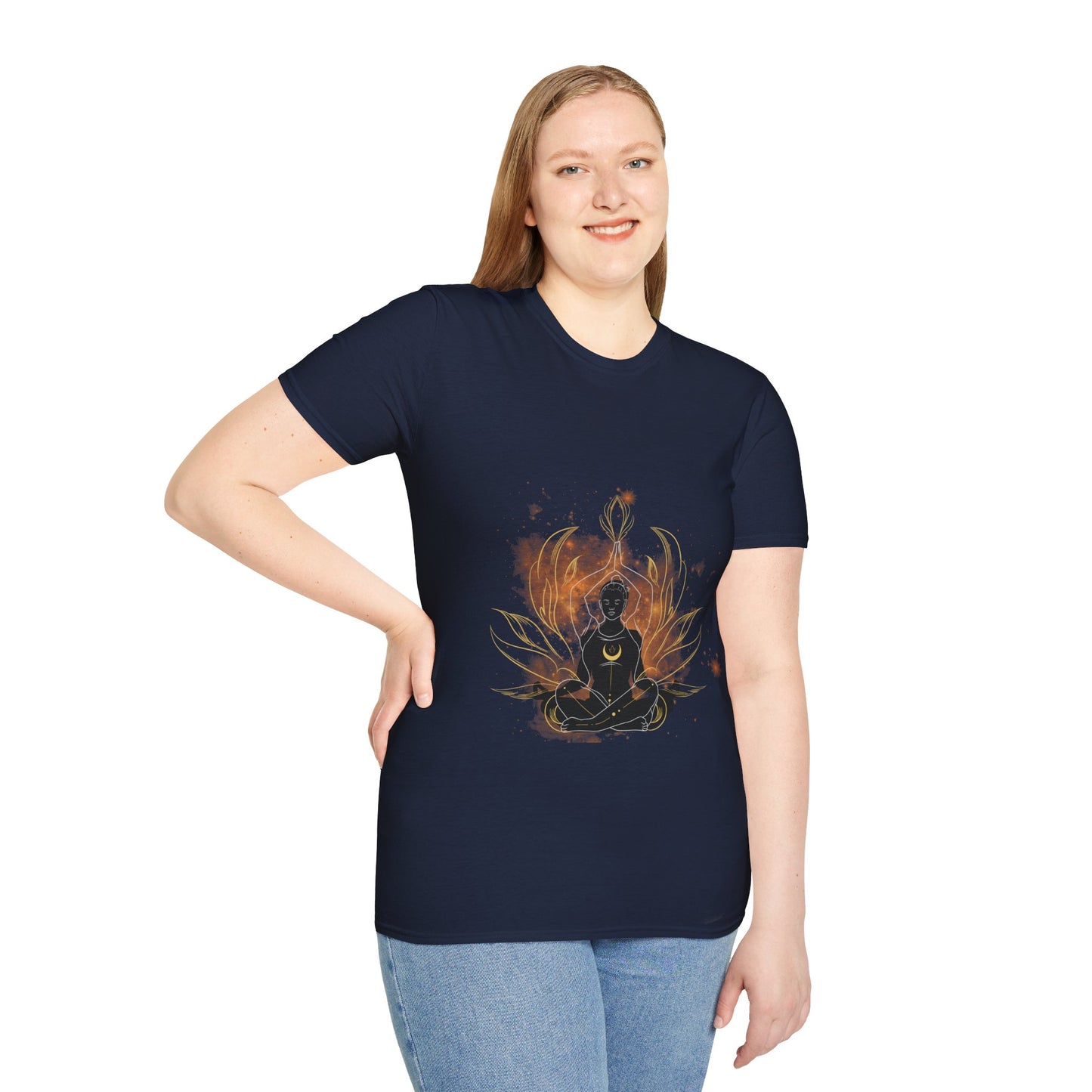 Namaste flame Unisex Softstyle T-Shirt