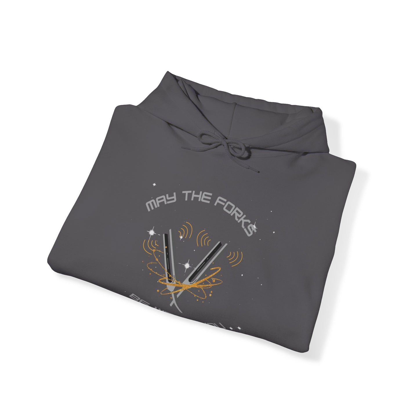 May the Forks be With You Unisex Heavy Blend™ Hooded Sweatshirt