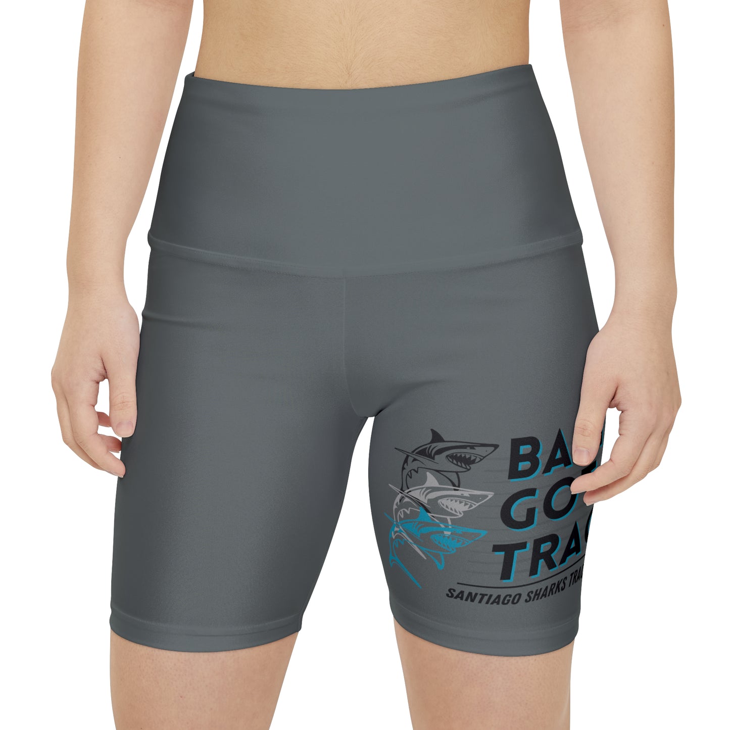 SANTIAGO BABY GOT TRACK Women's Workout Shorts (AOP)