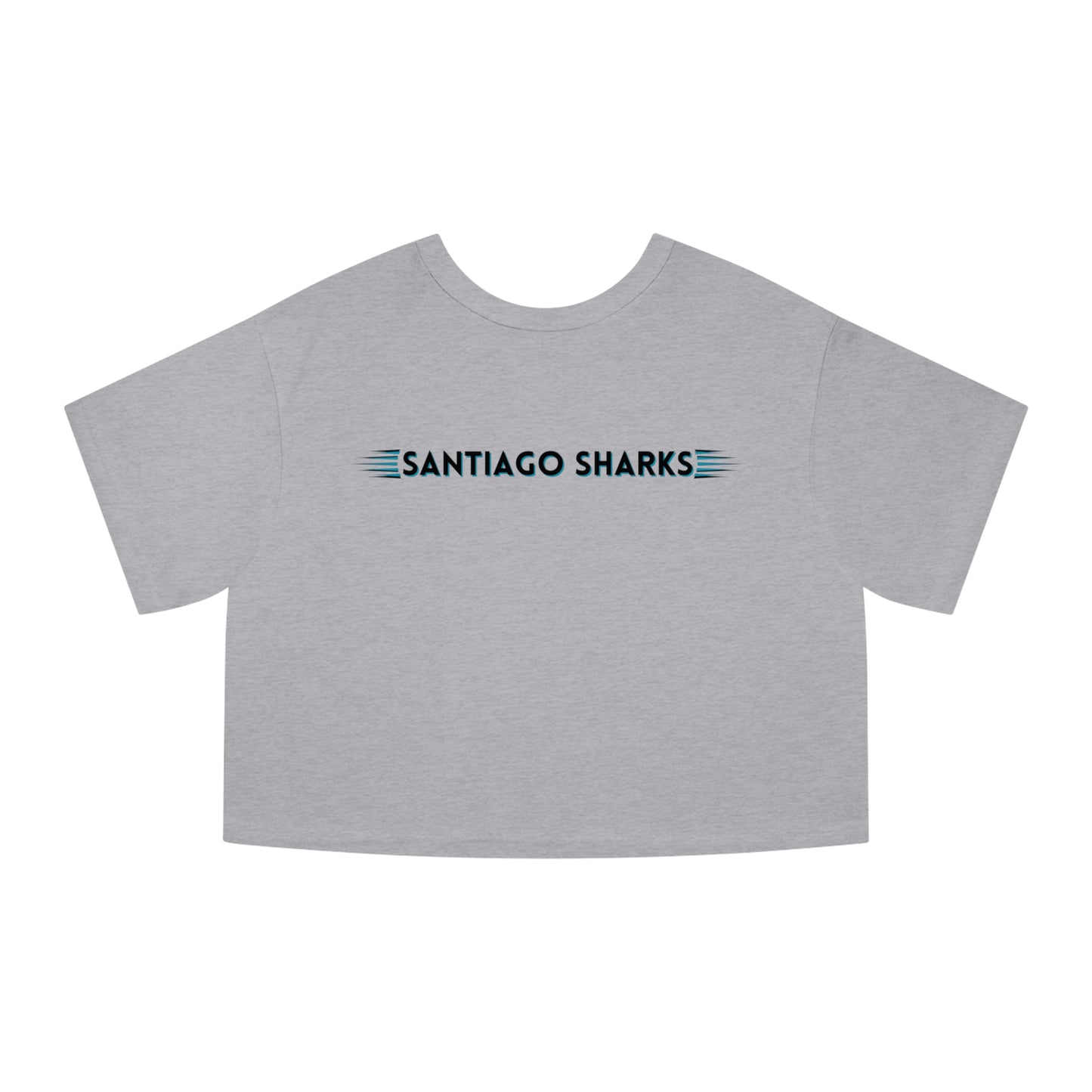 SANTIAGO BABY GOT TRACK Champion Women's Heritage Cropped T-Shirt