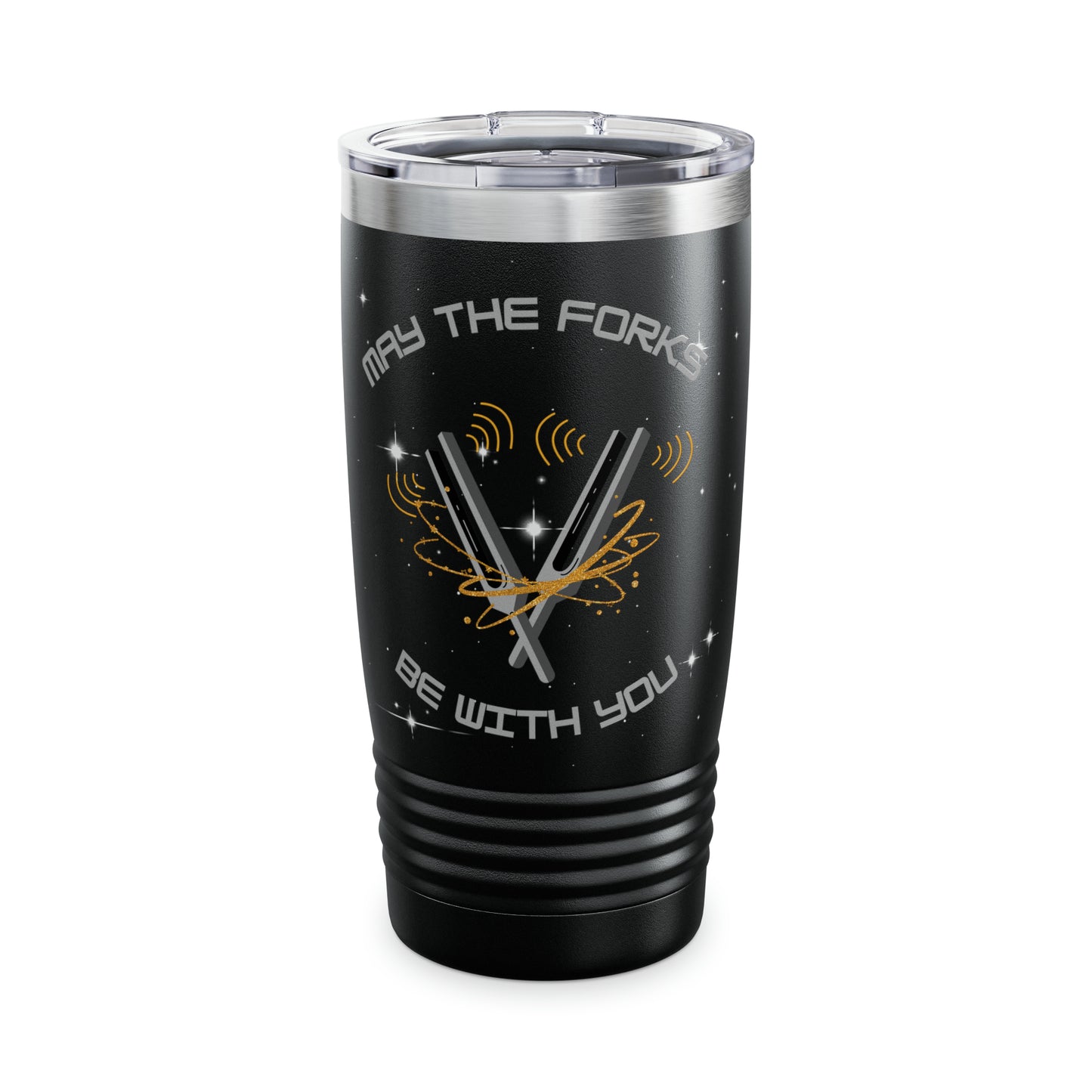 May the Forks be with you Ringneck Tumbler, 20oz