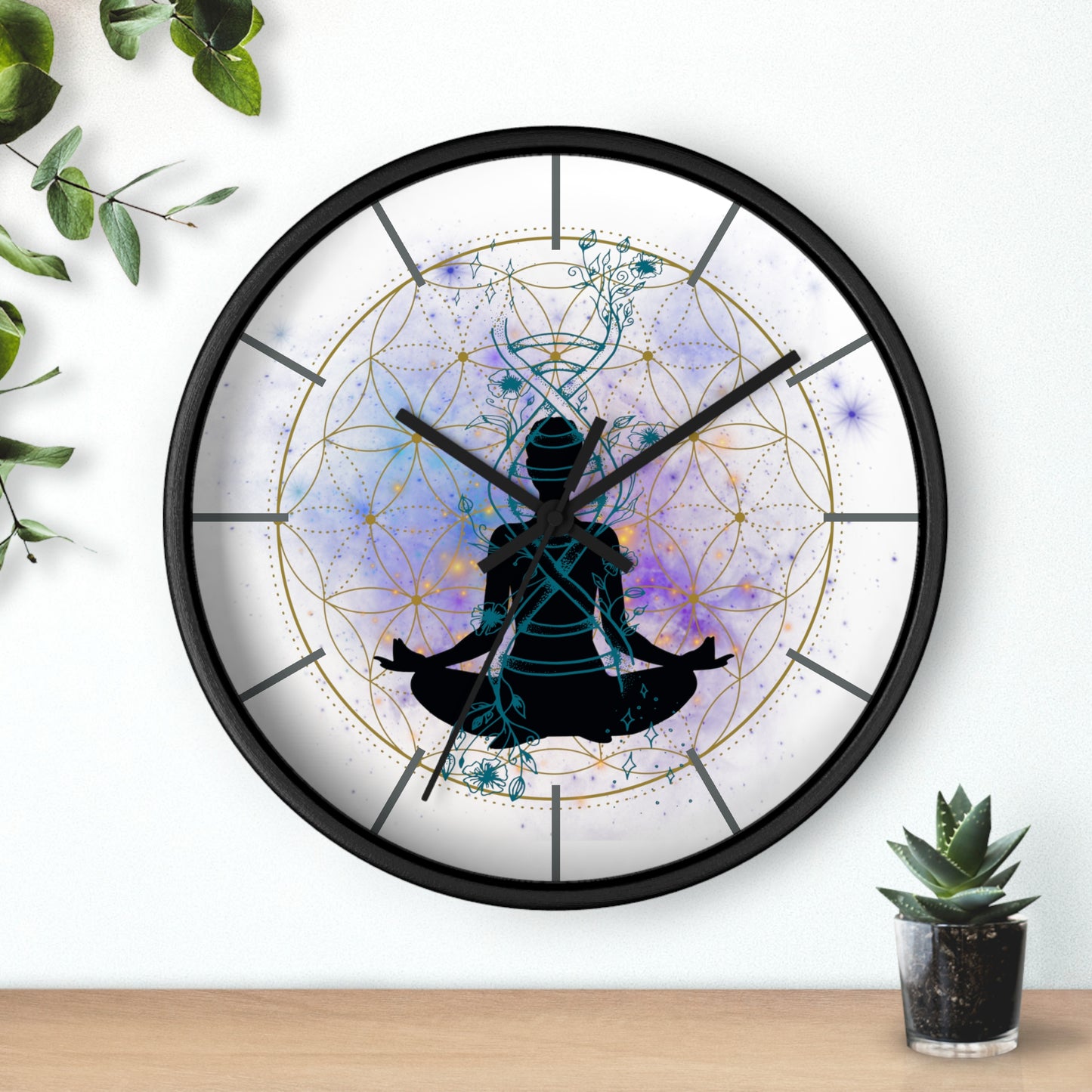 Flower of Life Wall Clock