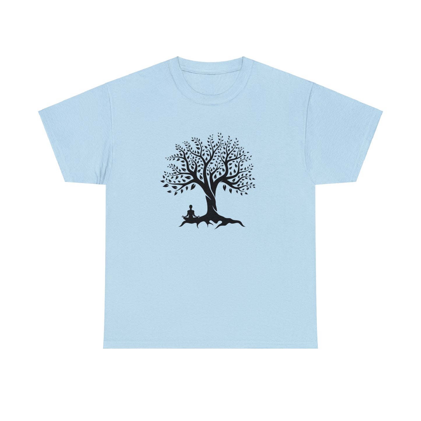 Meditation Tree Unisex Heavy Cotton Tee