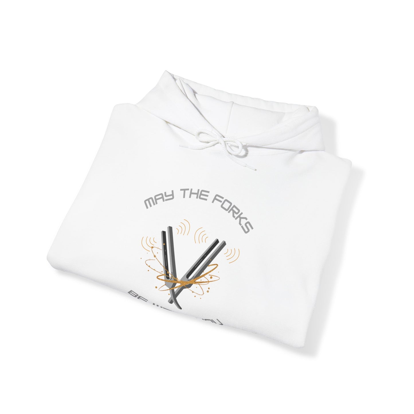 May the Forks be With You Unisex Heavy Blend™ Hooded Sweatshirt