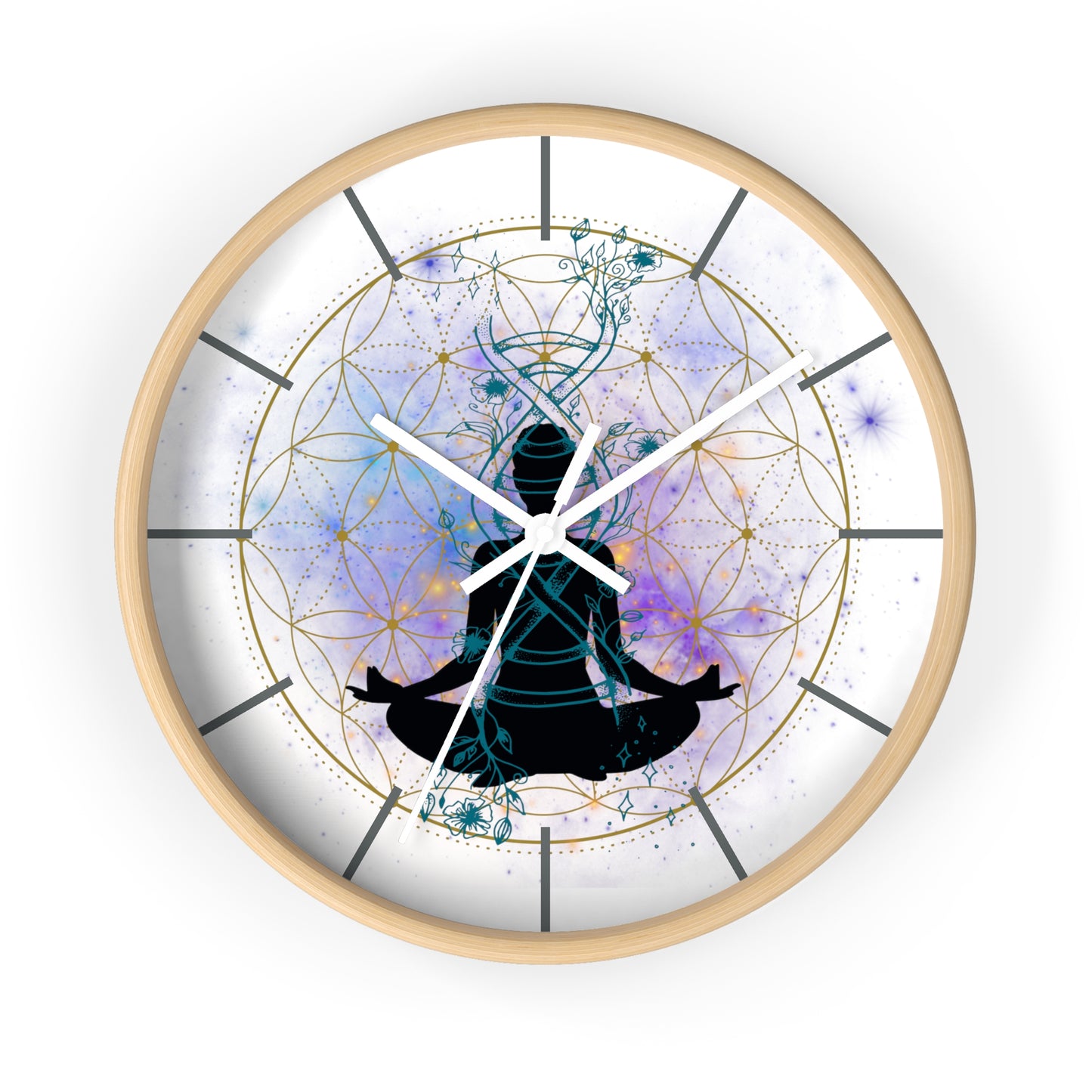 Flower of Life Wall Clock