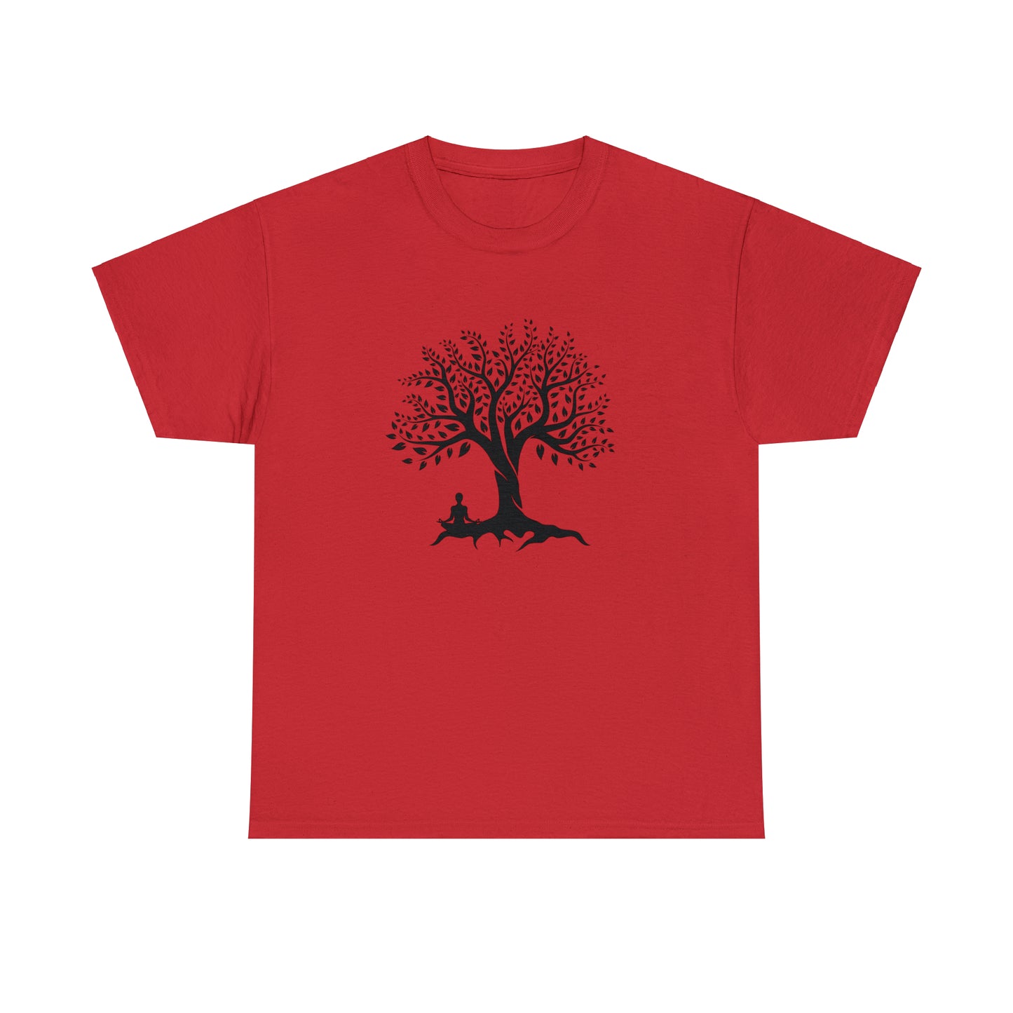 Meditation Tree Unisex Heavy Cotton Tee