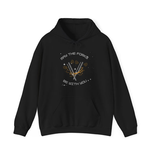 May the Forks be With You Unisex Heavy Blend™ Hooded Sweatshirt