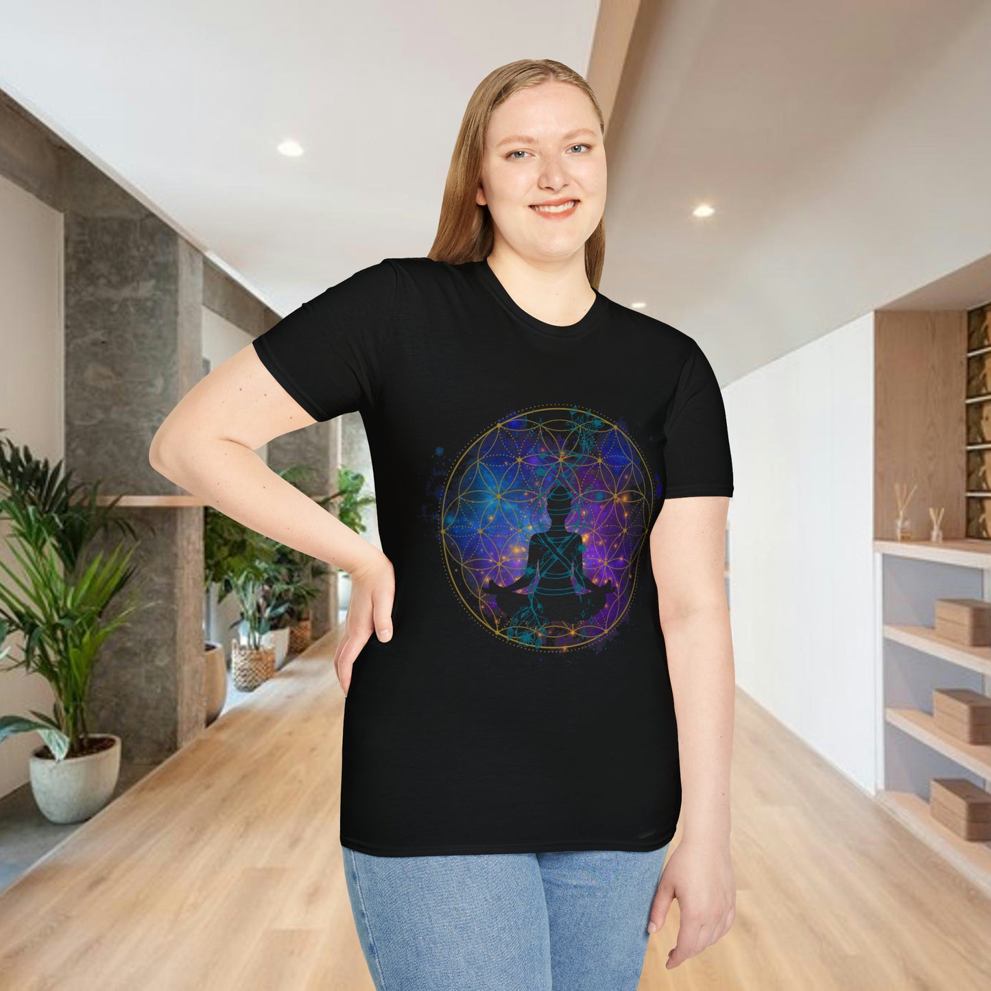 Flower of life Unisex Softstyle T-Shirt