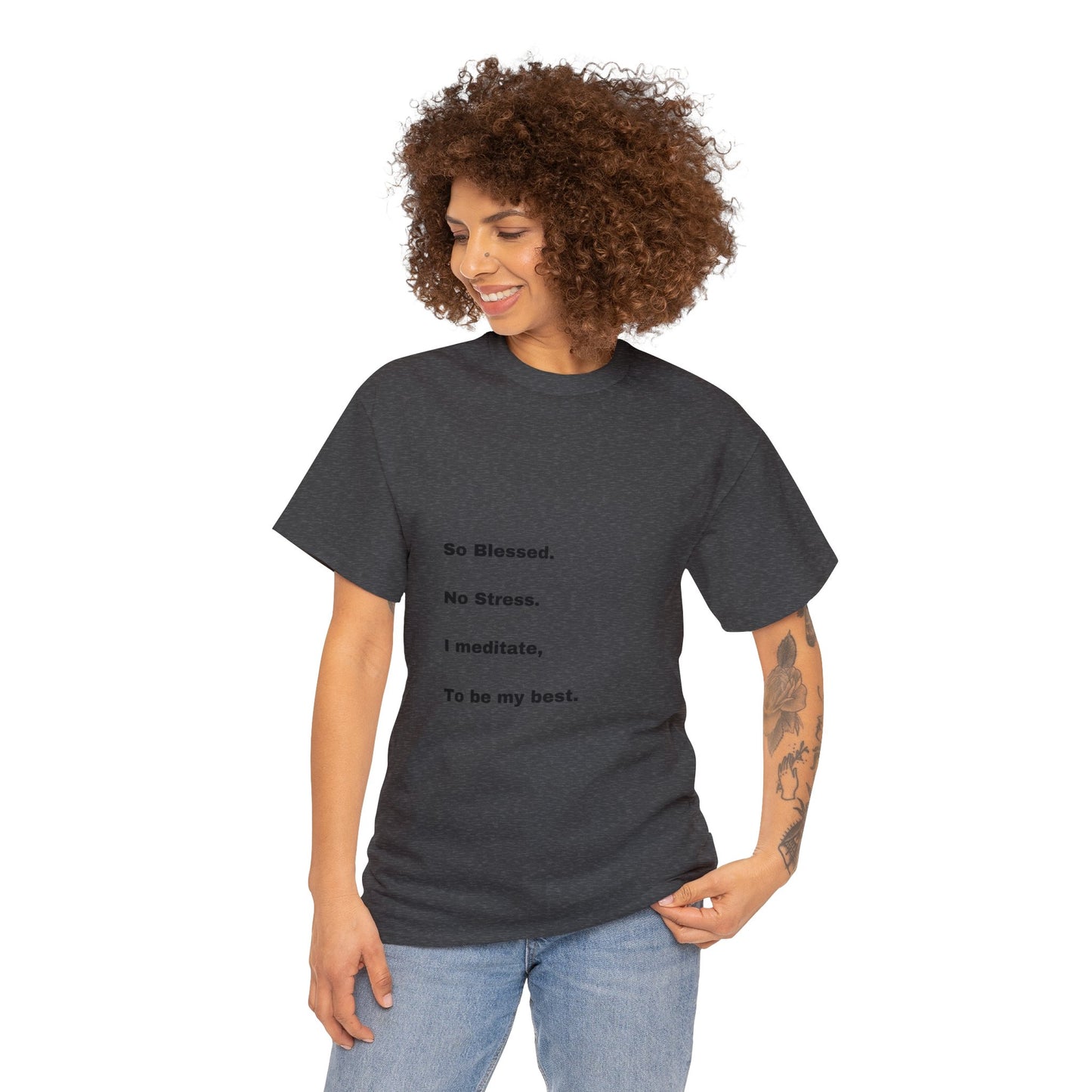 So Blessed Tree back Unisex Heavy Cotton Tee