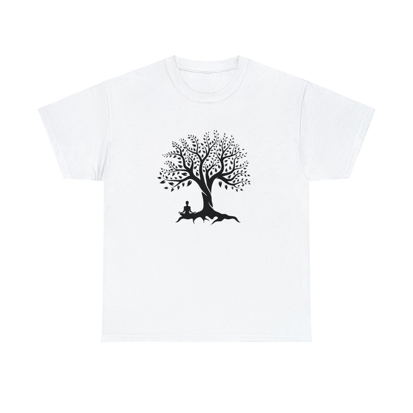 Meditation Tree Unisex Heavy Cotton Tee