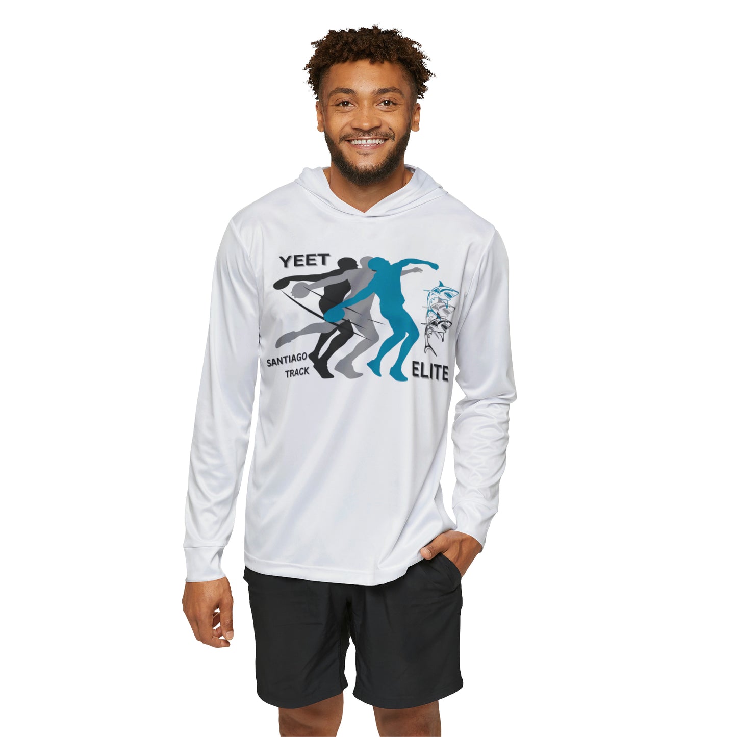 SANTIAGO TRACK Men's Sports Warmup Hoodie (AOP)