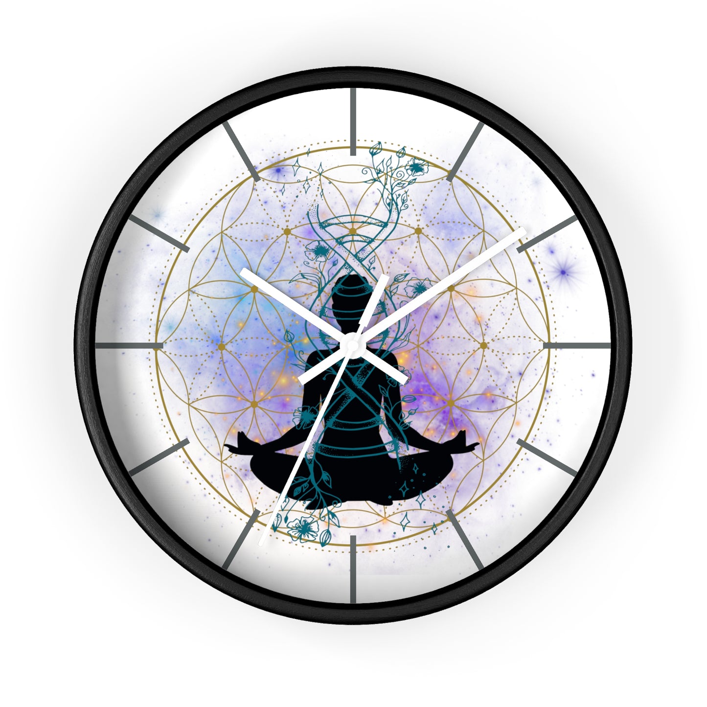 Flower of Life Wall Clock