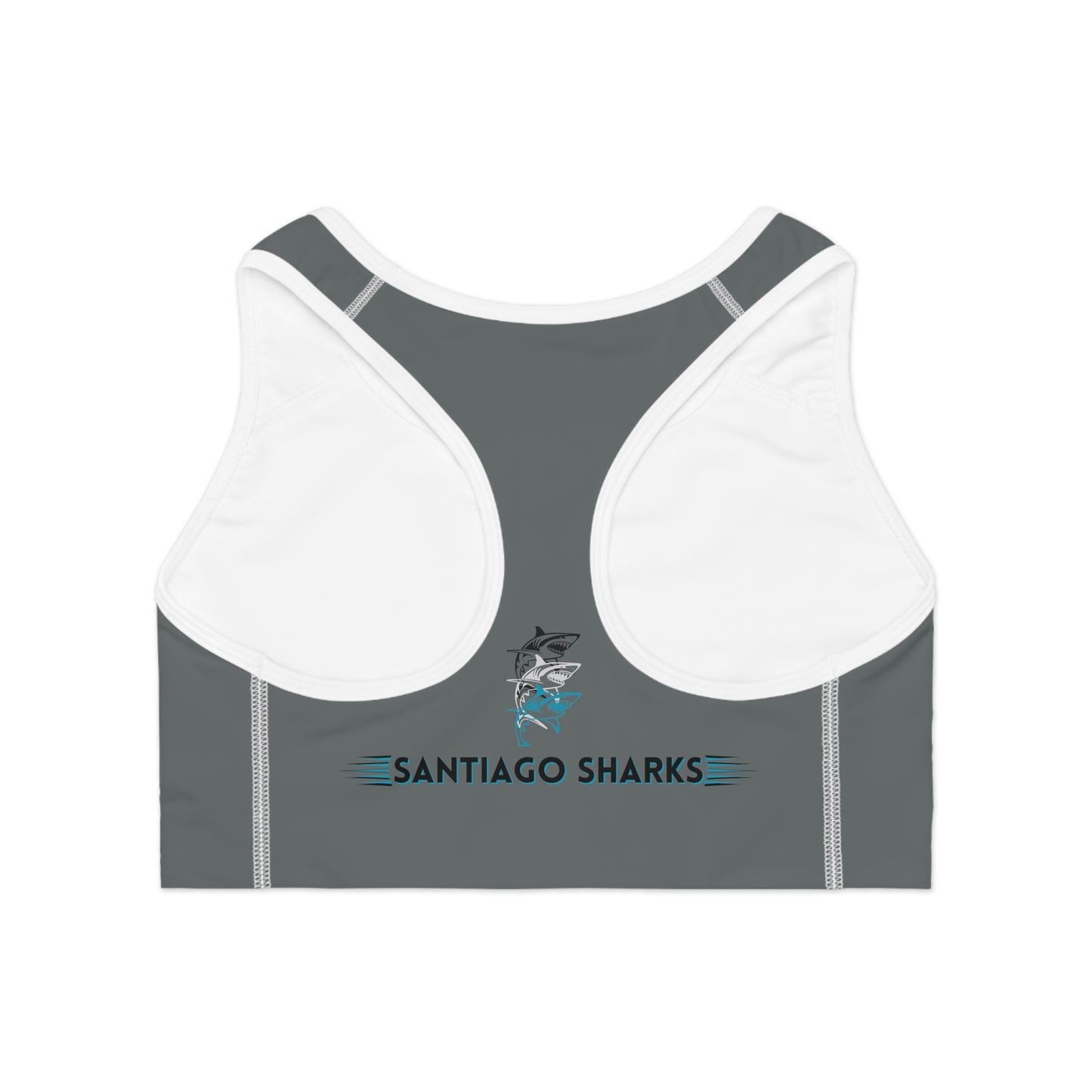 SANTIAGO BABY GOT TRACK Sports Bra (AOP)