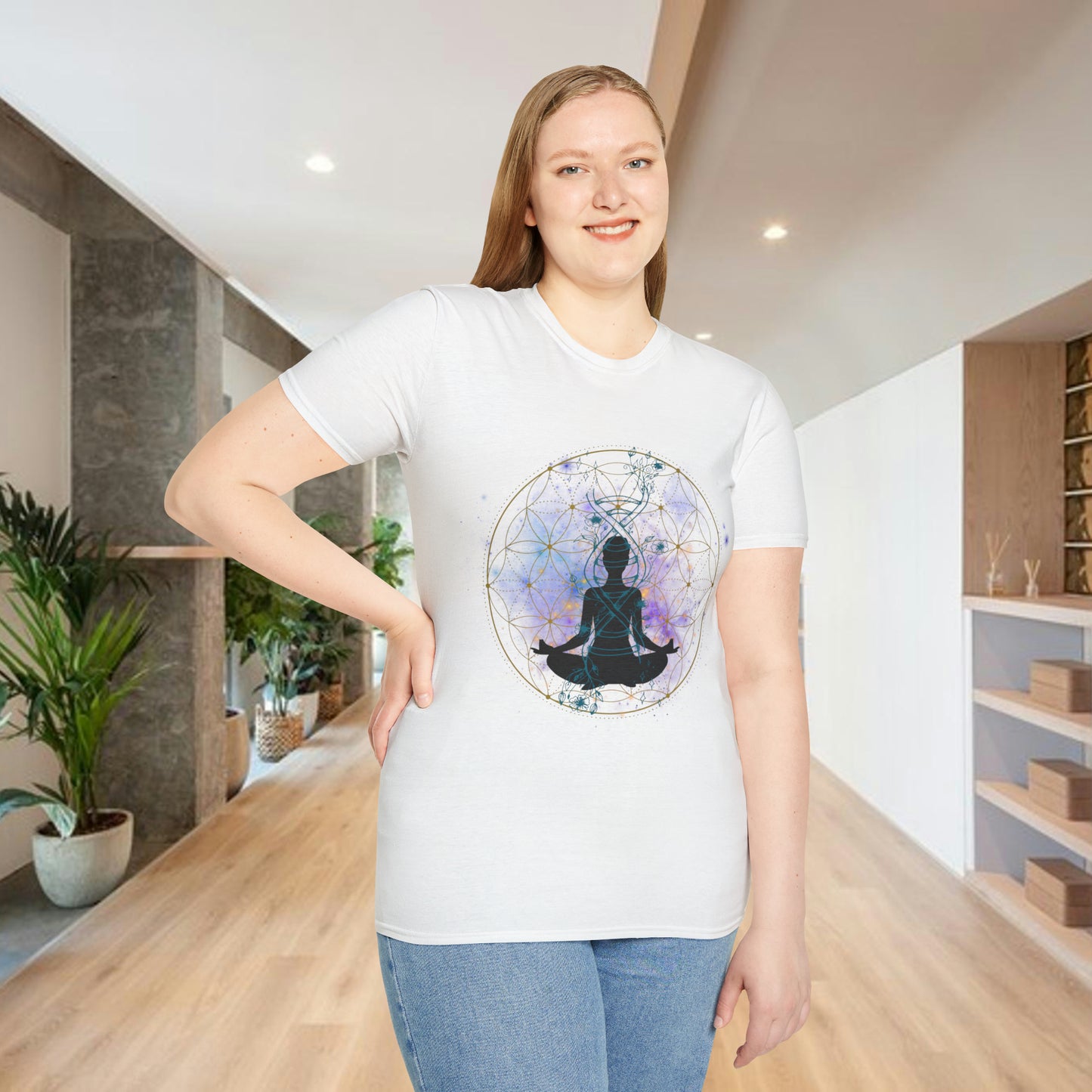 Flower of life Unisex Softstyle T-Shirt