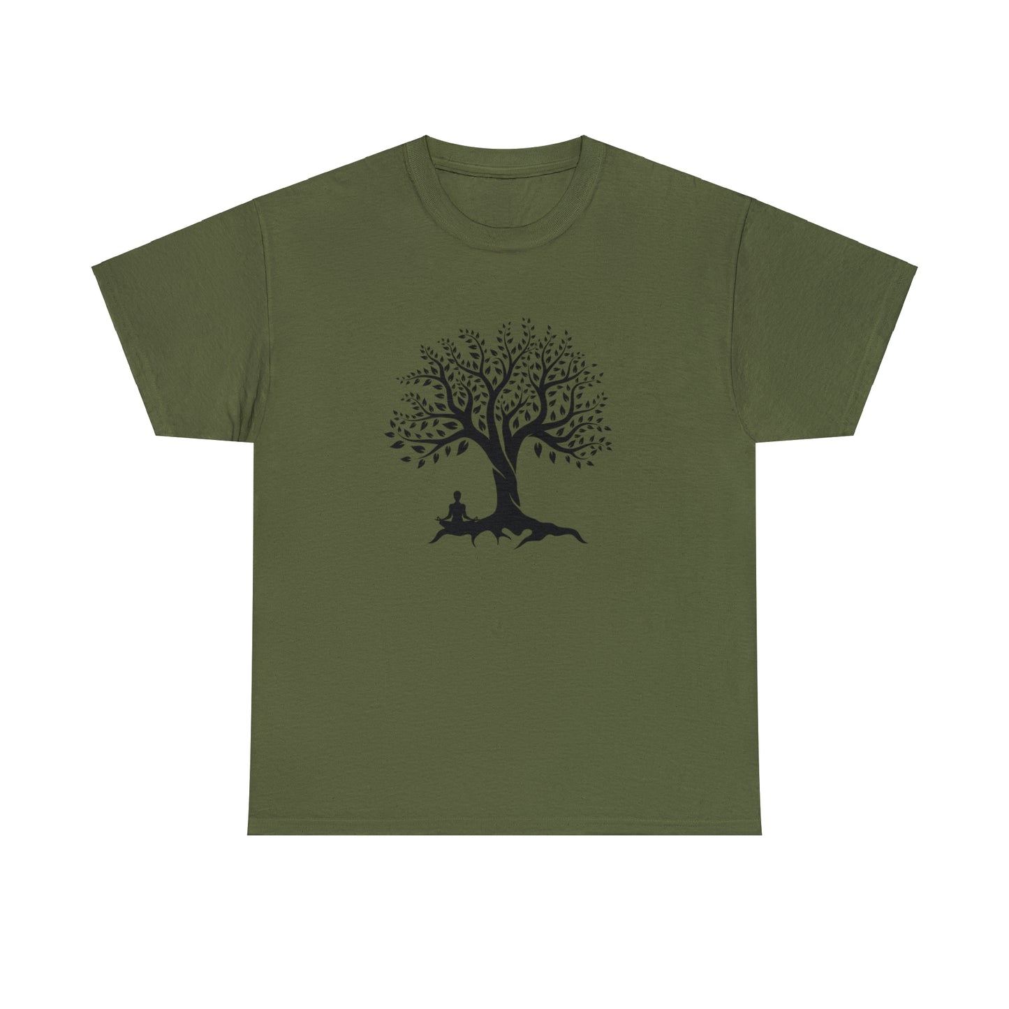 Meditation Tree Unisex Heavy Cotton Tee