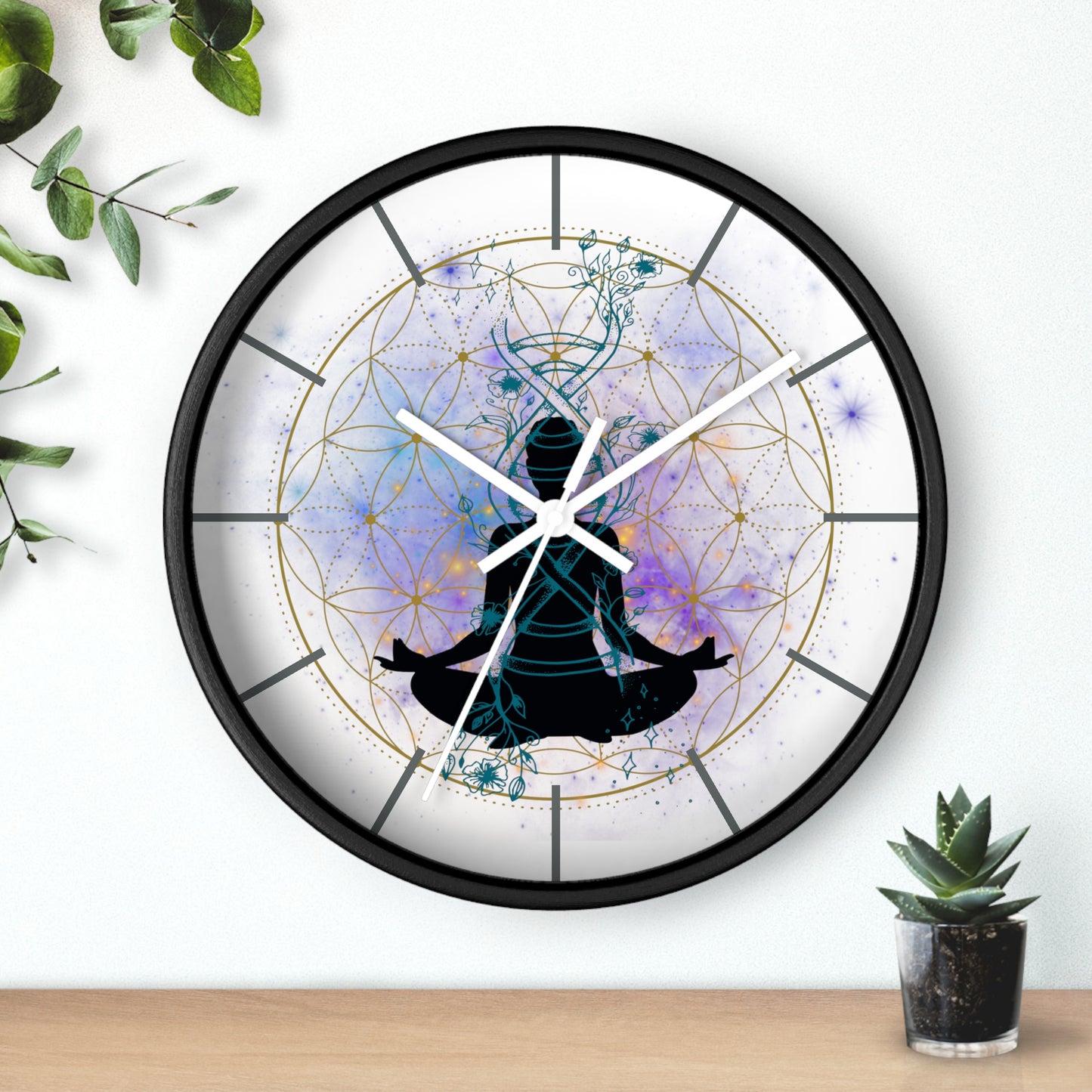 Flower of Life Wall Clock