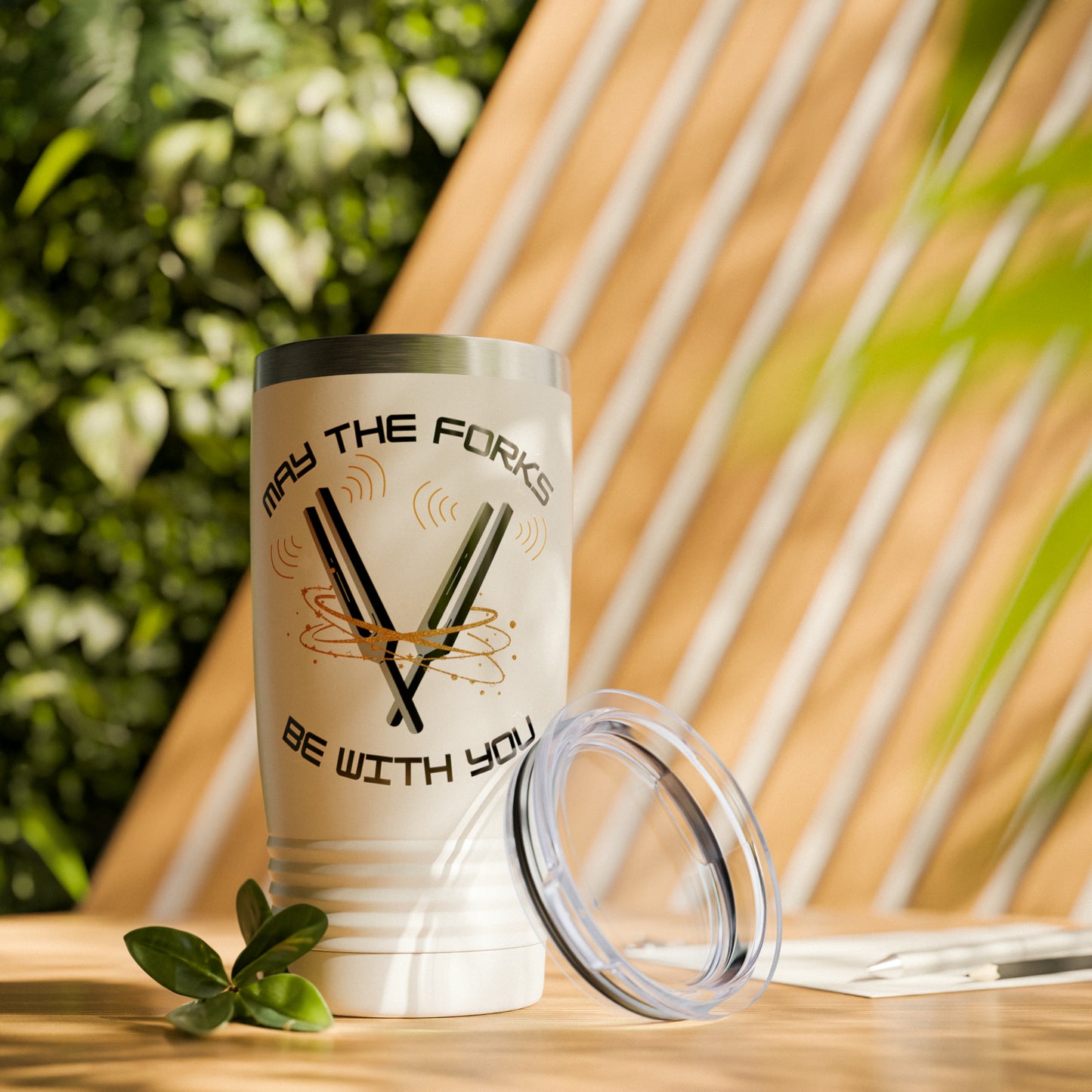 May the Forks be with you Ringneck Tumbler, 20oz