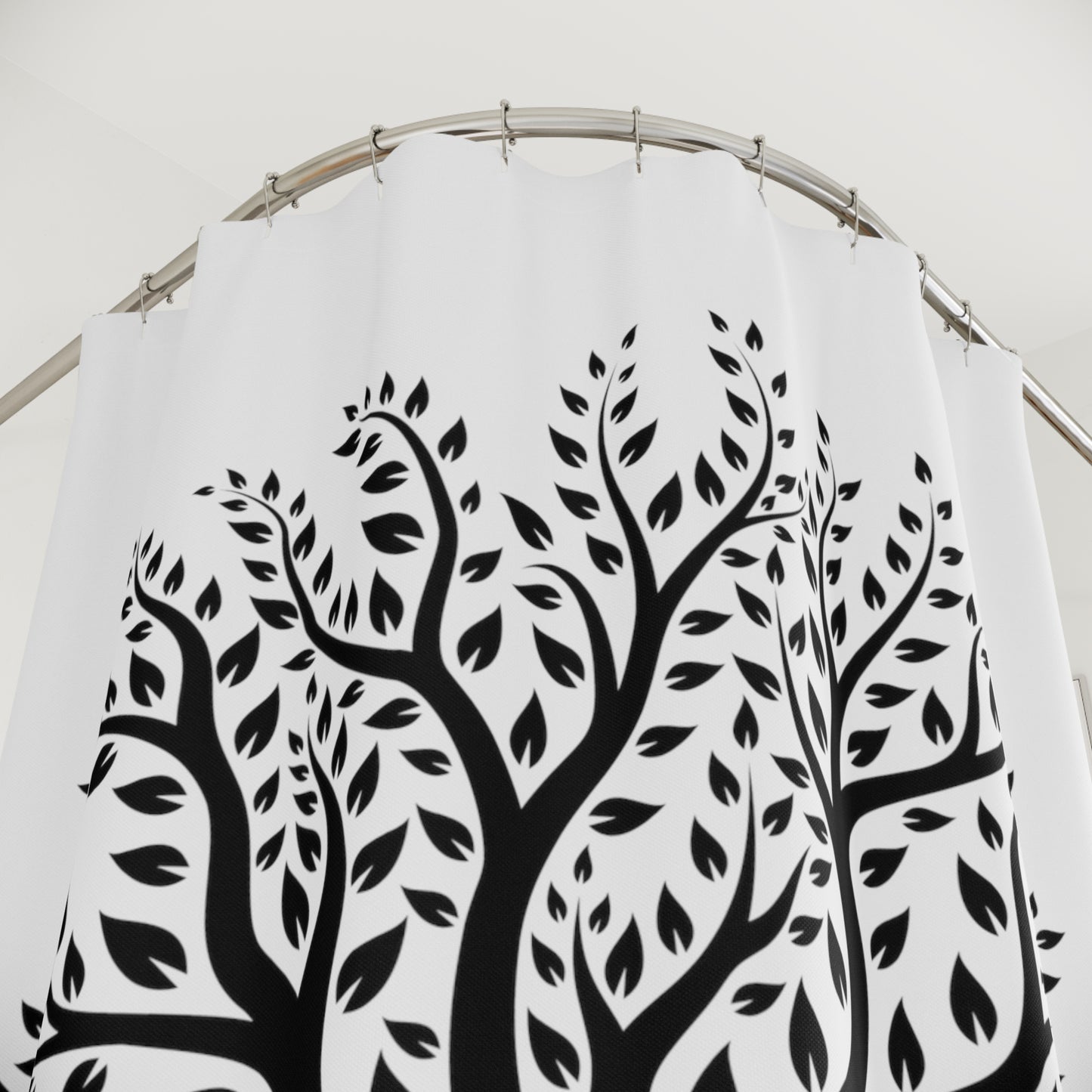 Meditation Tree Polyester Shower Curtain