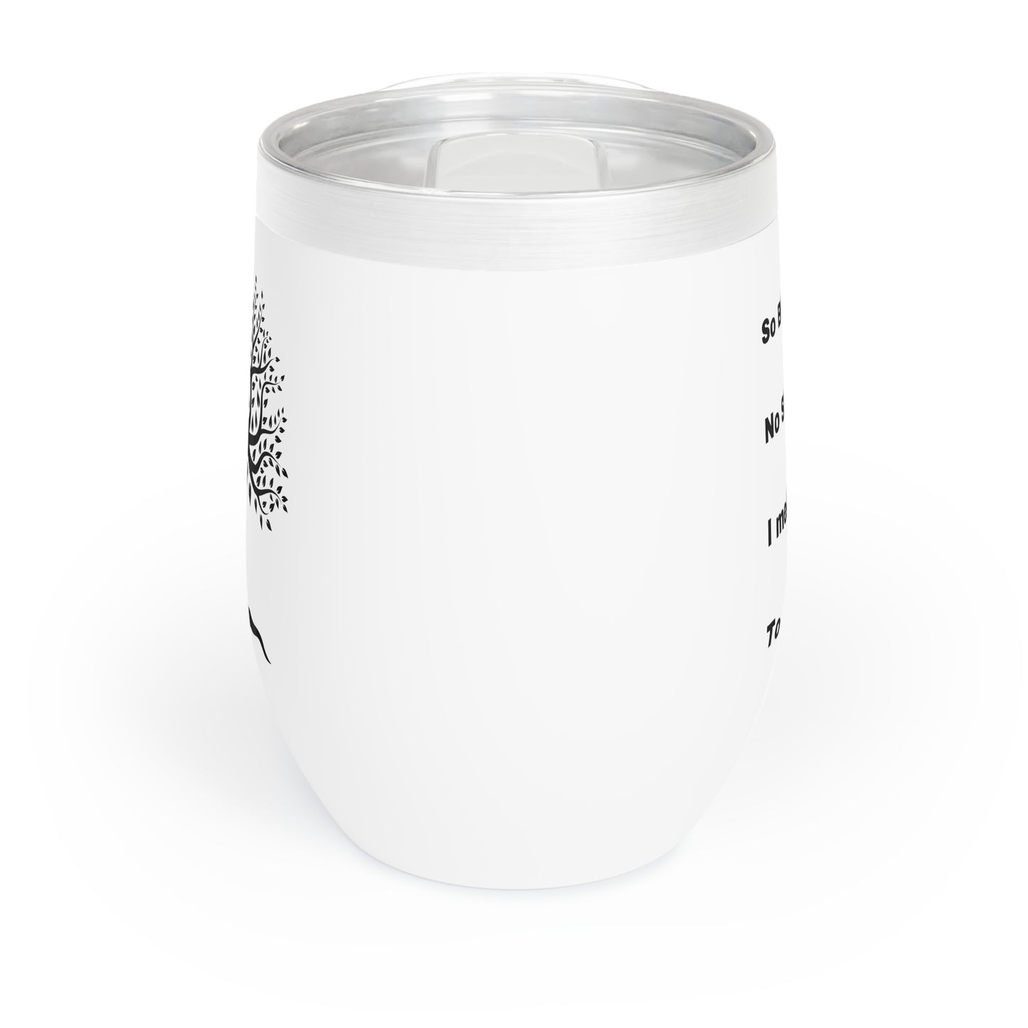 Meditation Tree Chill Wine Tumbler