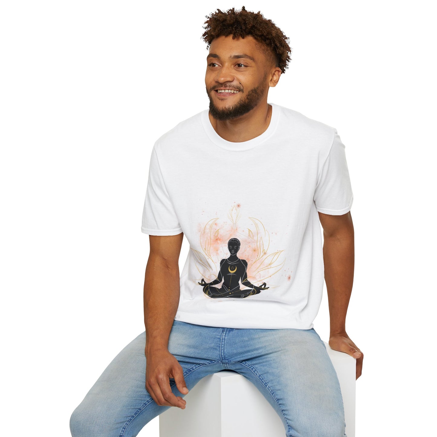 Namaste flame Unisex Softstyle T-Shirt