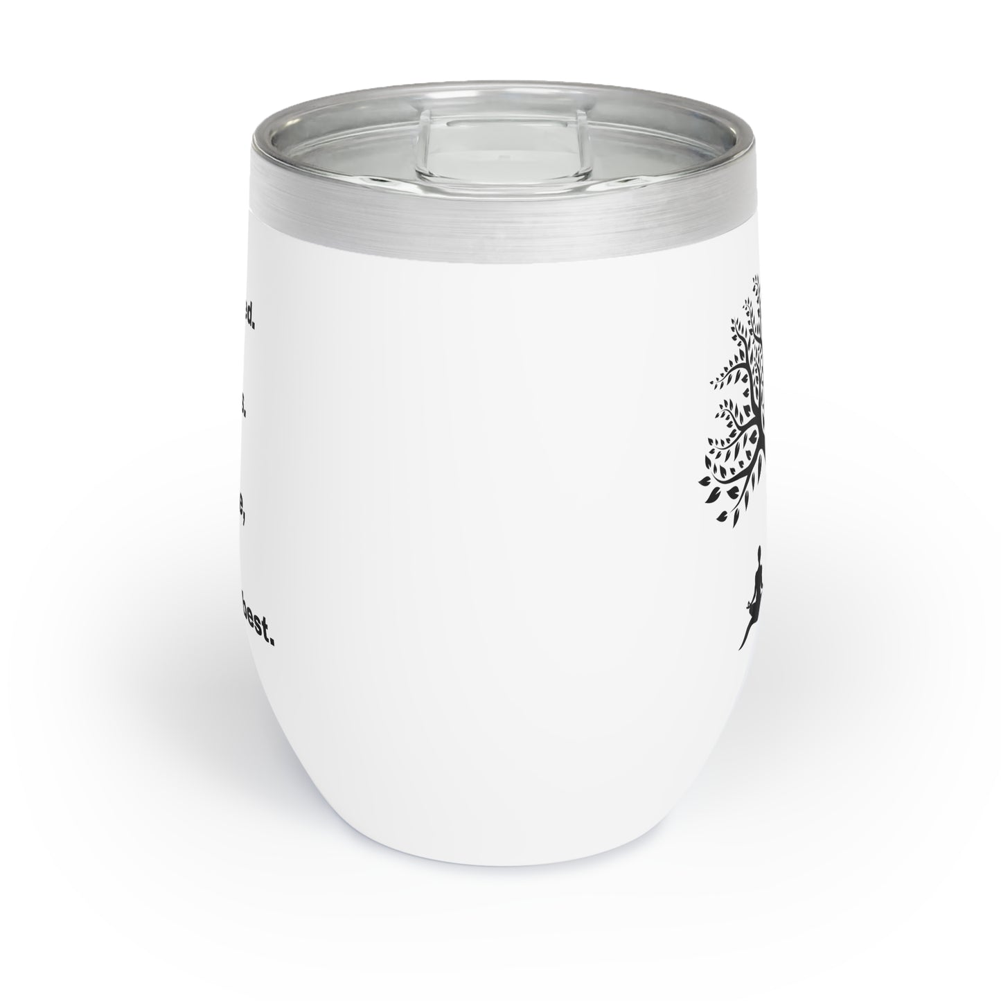 Meditation Tree Chill Wine Tumbler