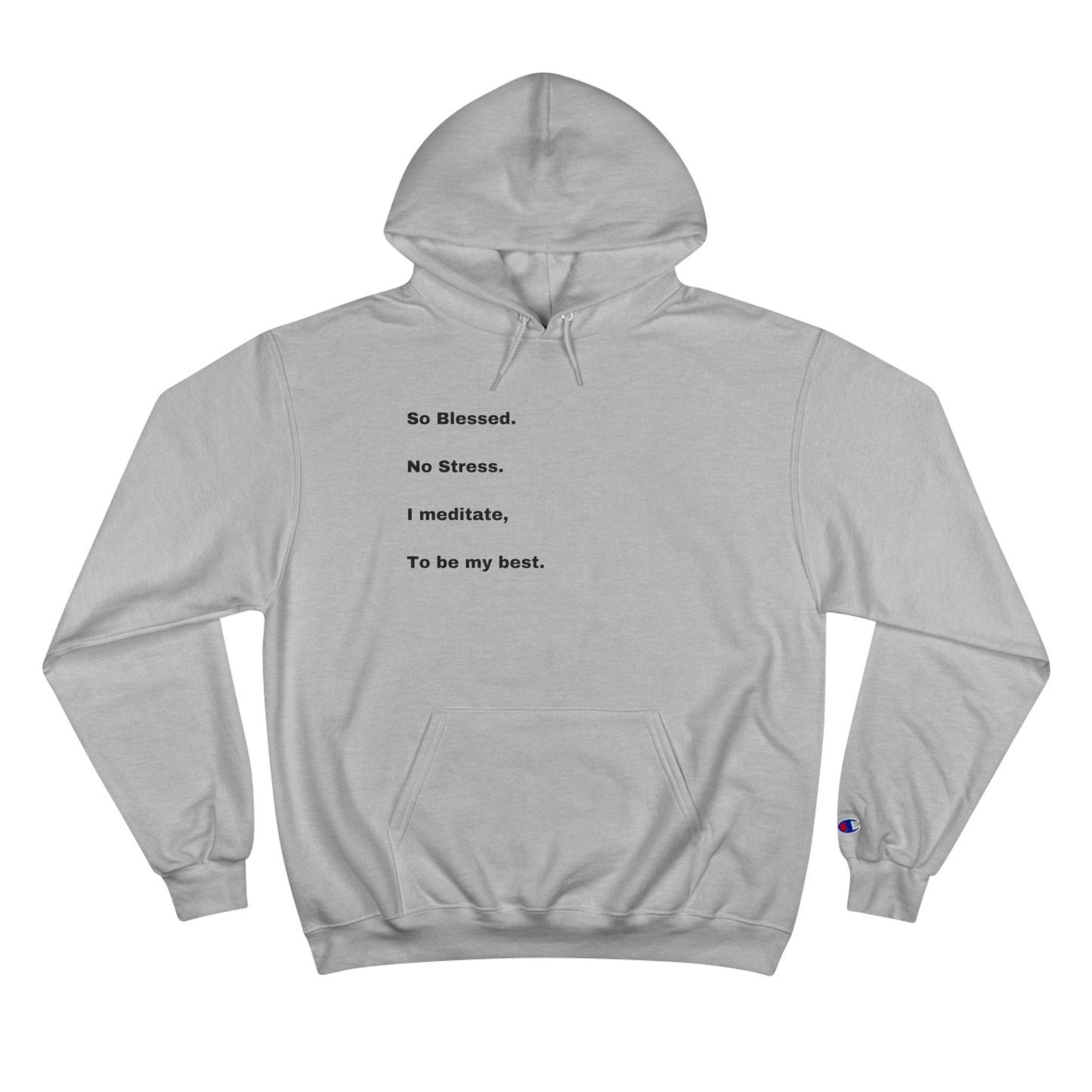 So blessed Tree back  Champion Hoodie