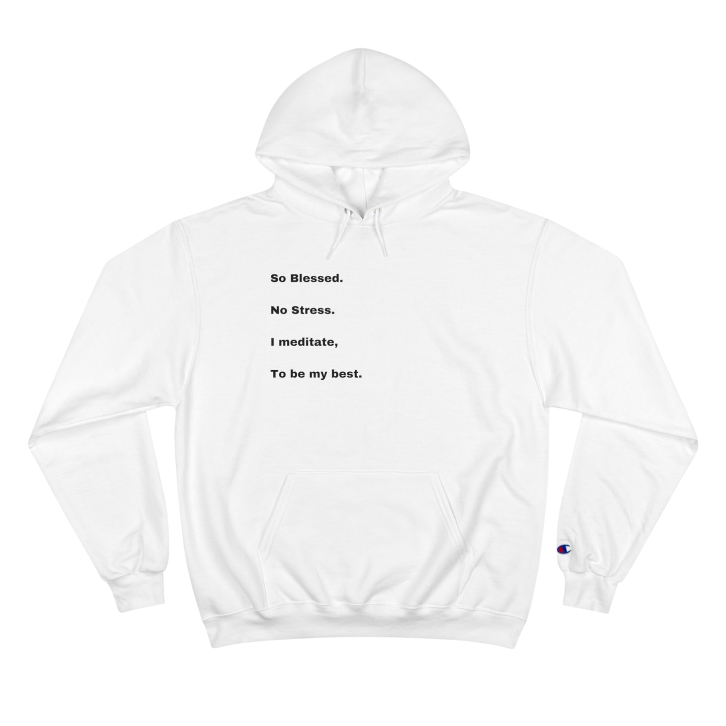 So blessed Tree back  Champion Hoodie