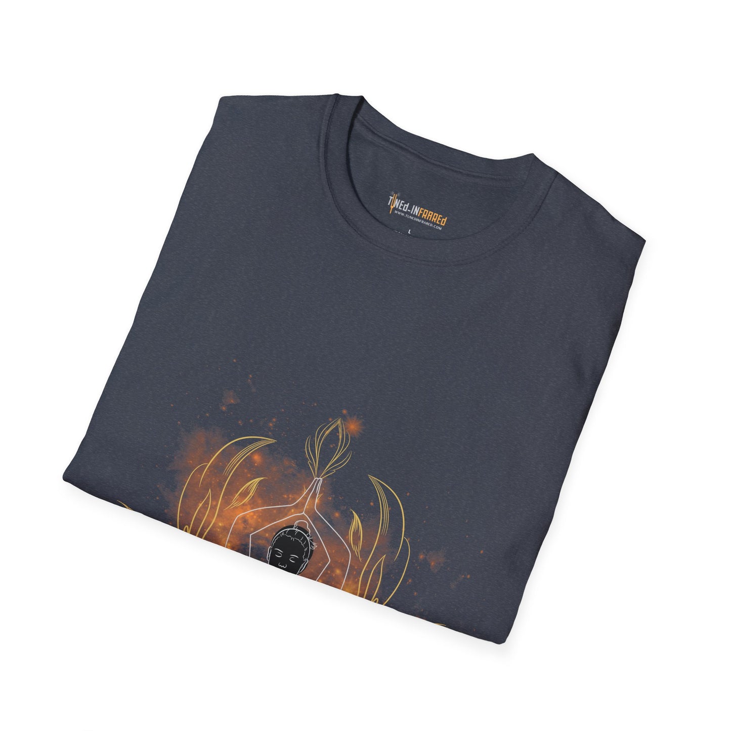 Namaste flame Unisex Softstyle T-Shirt