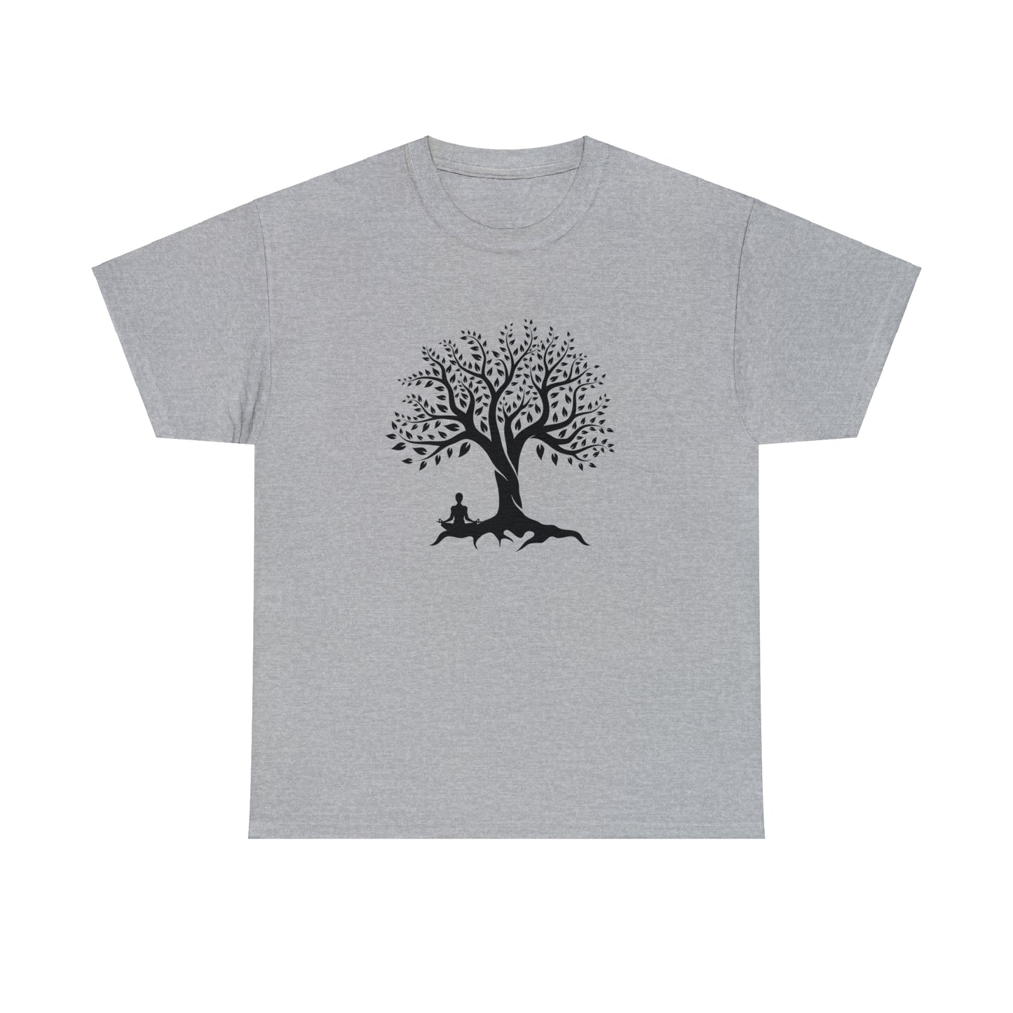 Meditation Tree Unisex Heavy Cotton Tee