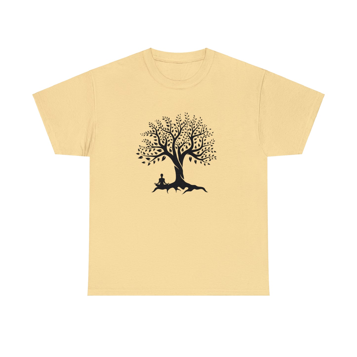 Meditation Tree Unisex Heavy Cotton Tee